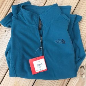 NWT The North Face quarter zip fleece L